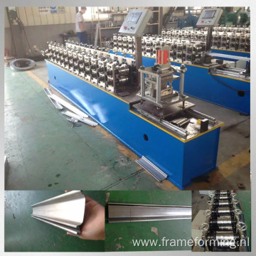 steel shutter door slat roll forming machine